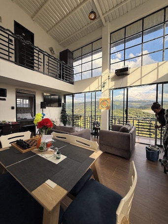 ゲーム室. Casa Mirador de la Montaña Santa Sofia- villa de Leiva Boyacá
