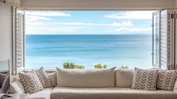 Leilighet – superior, havutsikt | Oppholdsområde