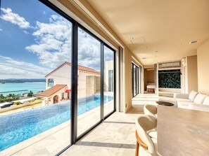 Suite Junior, balcon, vue sur l’océan | Vue de la chambre