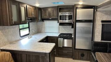 Microwave, oven, stovetop