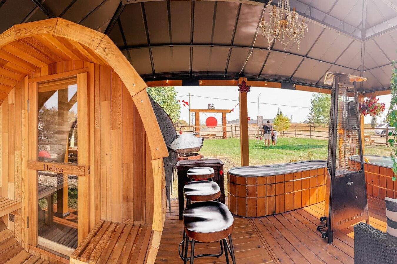 Opções para refeição ao ar livre