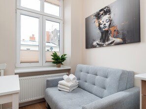TV - Łódź Downtown Studio 7C with Mezzanine (Łódź)