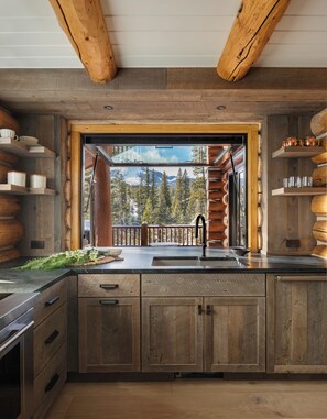 Coffee/tea maker, fridge, microwave, oven - Skyfall Cabin | Luxury, Ski In/Out | Big Sky Resort (Big Sky)