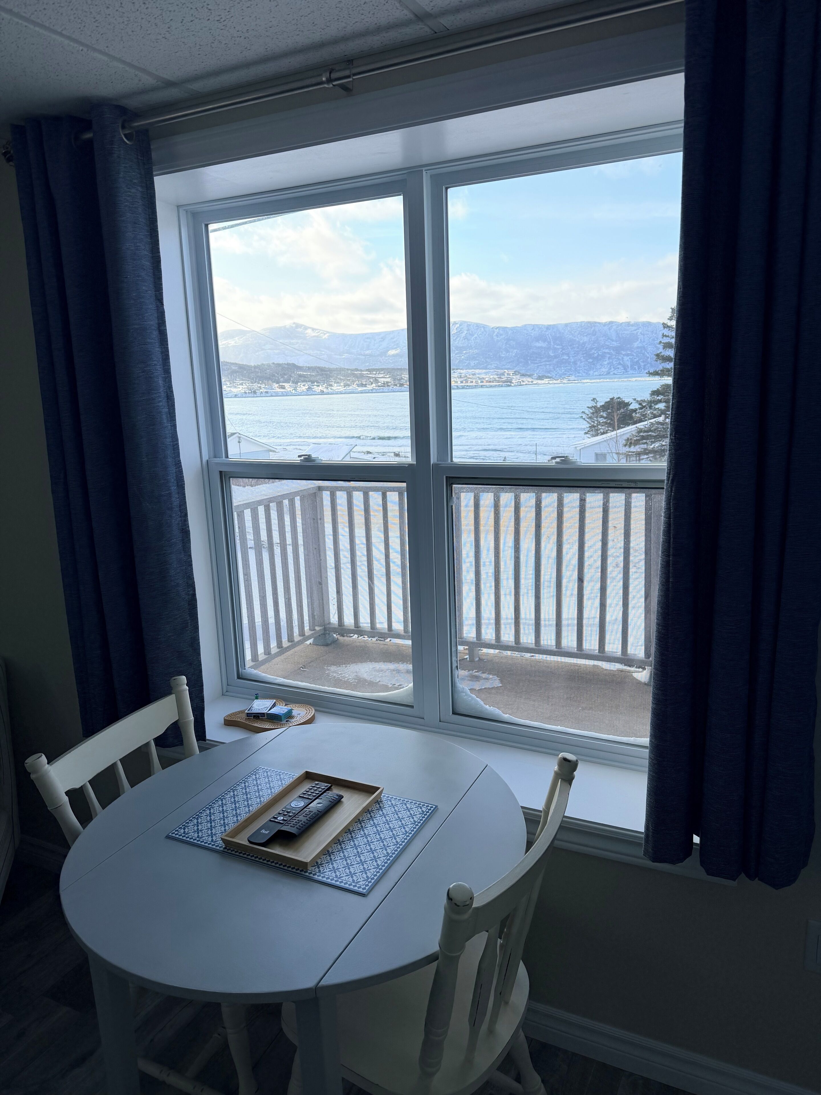 Apartamento, 1 cama King, cozinha americana, vista para o oceano | Opções para refeição