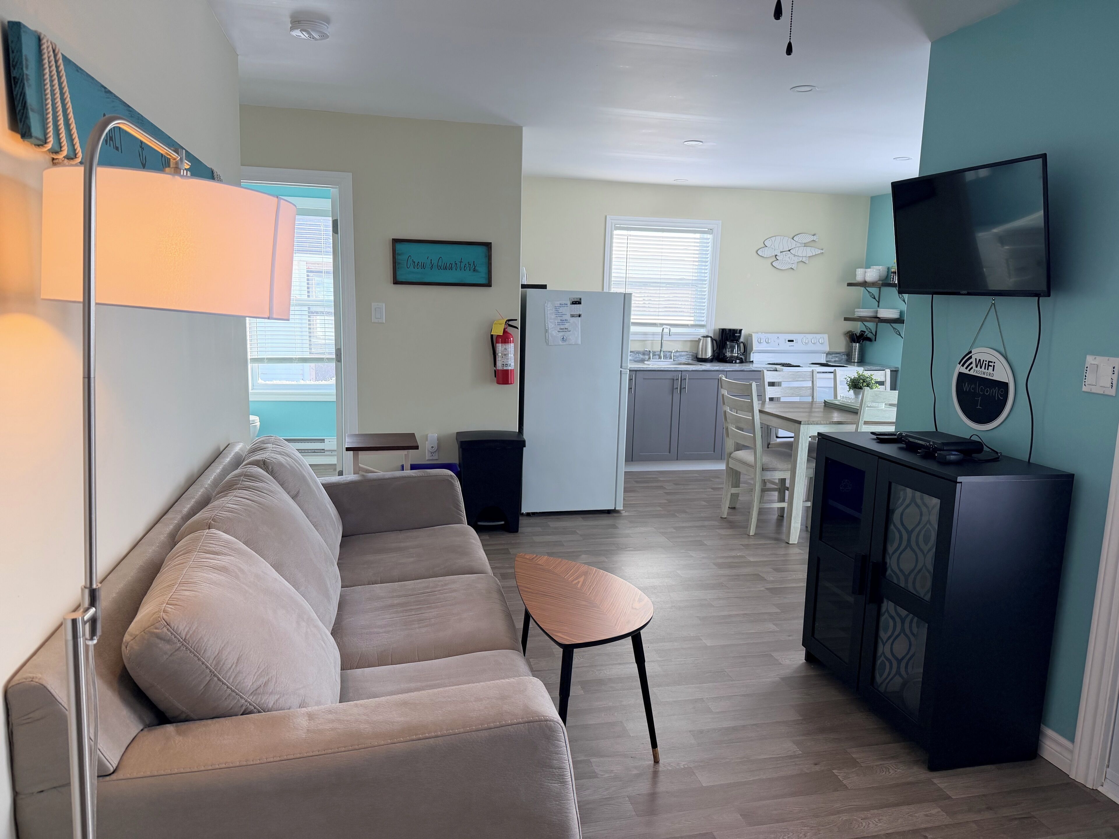 Appartamento, 3 camere da letto, cucina, vista oceano | Area soggiorno