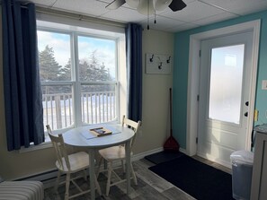 Apartment, 1 King Bed, Kitchenette, Ocean View | Interior - Drift Ashore House (Rocky Harbour)