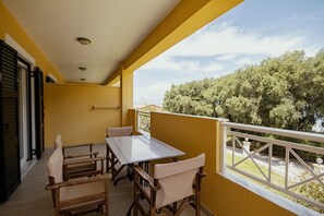 Blick von der Unterkunft
