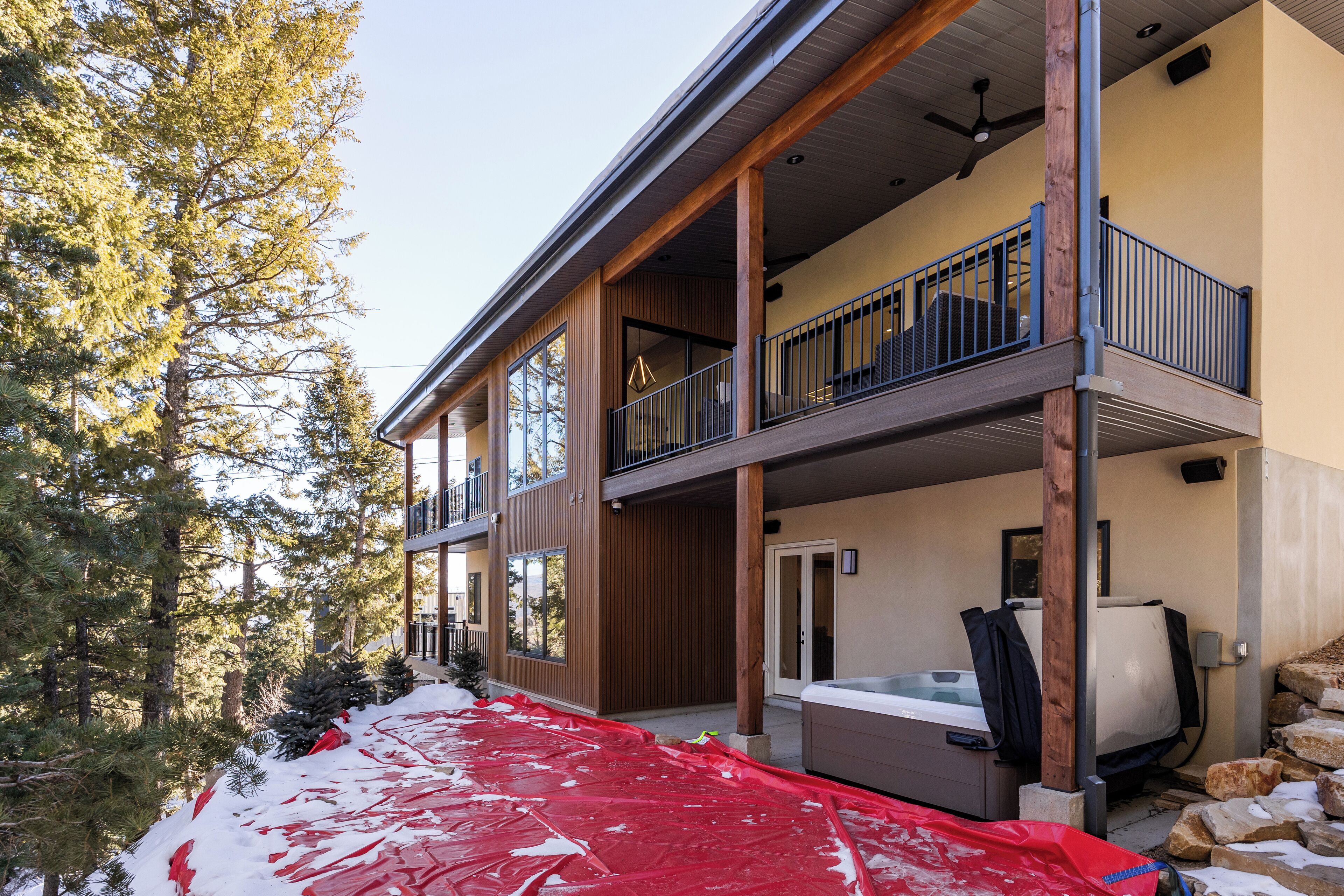 Terrain de l’hébergement 