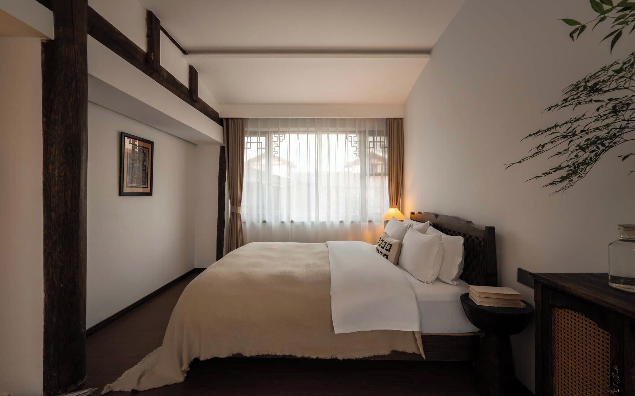 浪漫客房, 露台 | 迷你吧、遮光窗帘、隔音、免费 WiFi