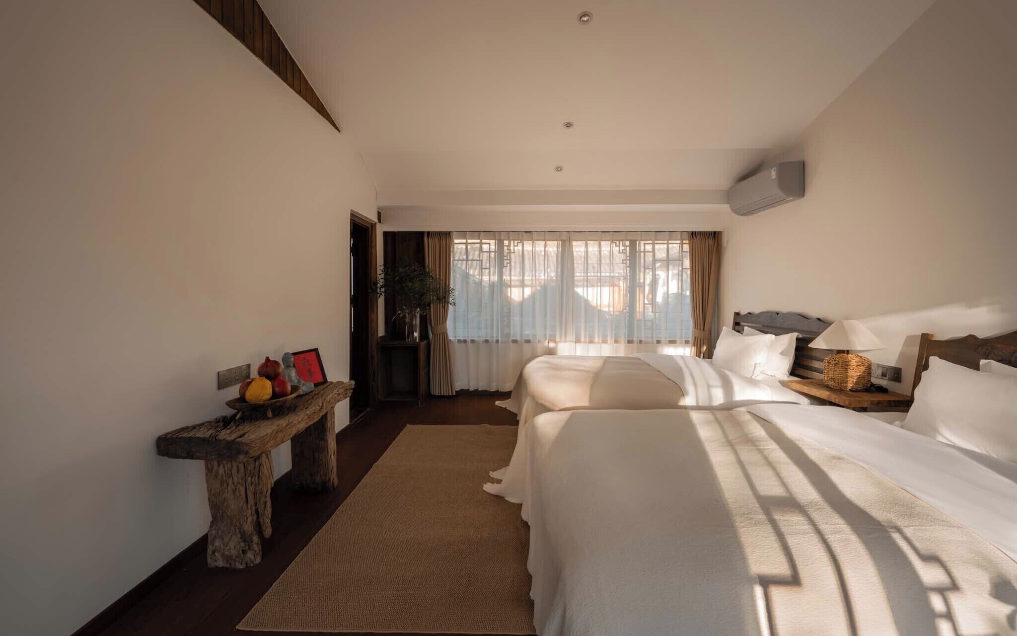 城市双床房, 露台 | 迷你吧、遮光窗帘、隔音、免费 WiFi