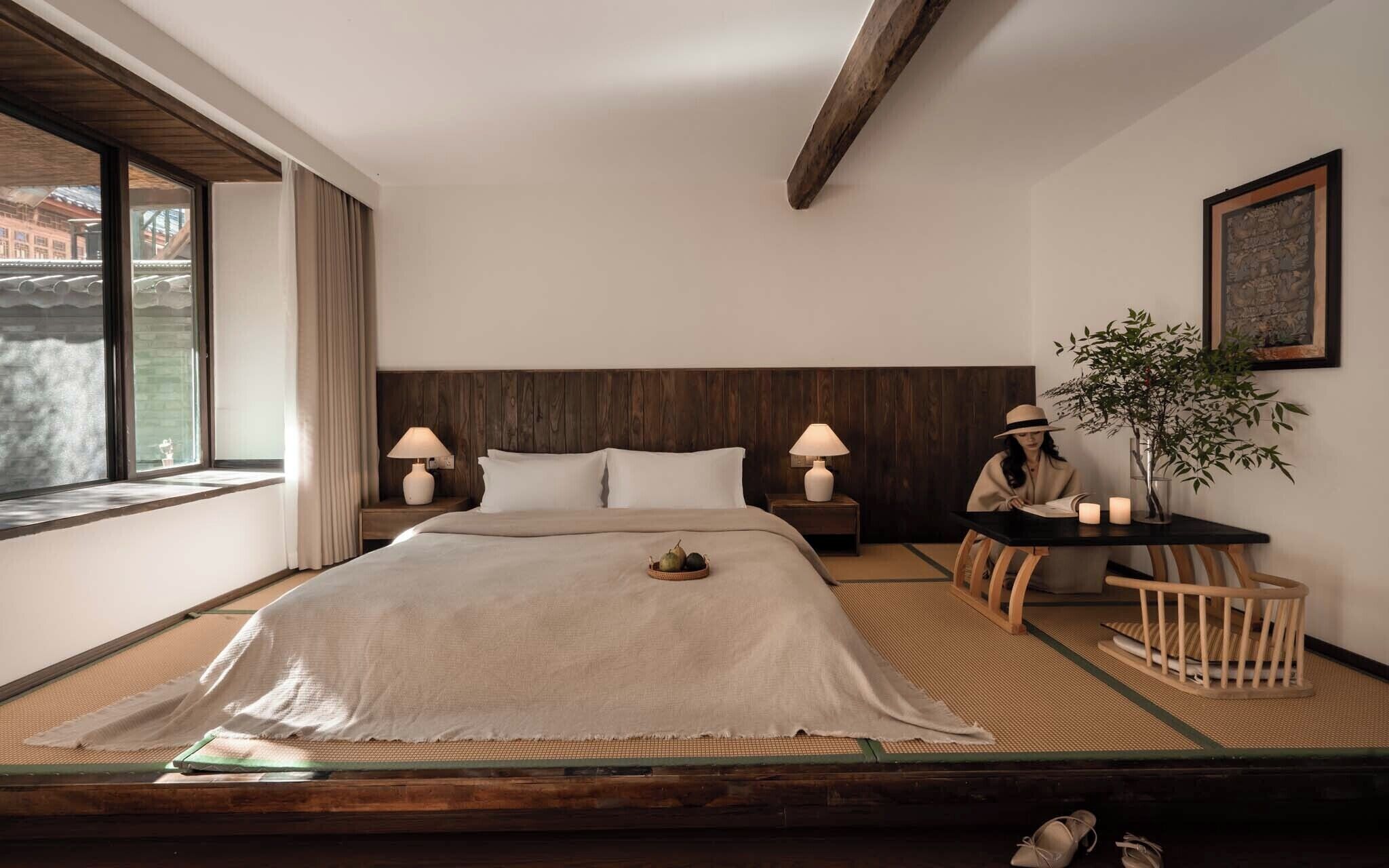 品质双人房, 露台 | 迷你吧、遮光窗帘、隔音、免费 WiFi