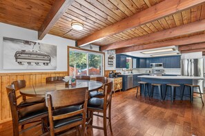 Dining - Mountains are Calling- Downtown oasis with game Room, hot tub, and trailer parking (McCall)