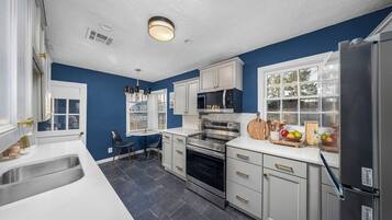 Microwave, oven, stovetop