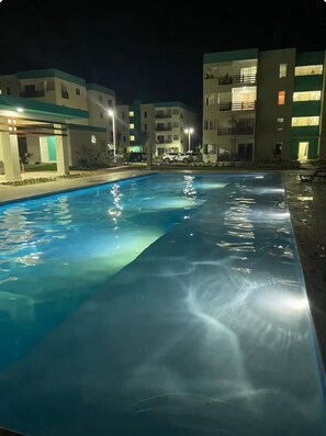 Pool - 2-bedroom condo in beautiful Punta Cana with AC for relaxing stays (Punta Cana)