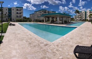 Pool - 2-bedroom condo in beautiful Punta Cana with AC for relaxing stays (Punta Cana)