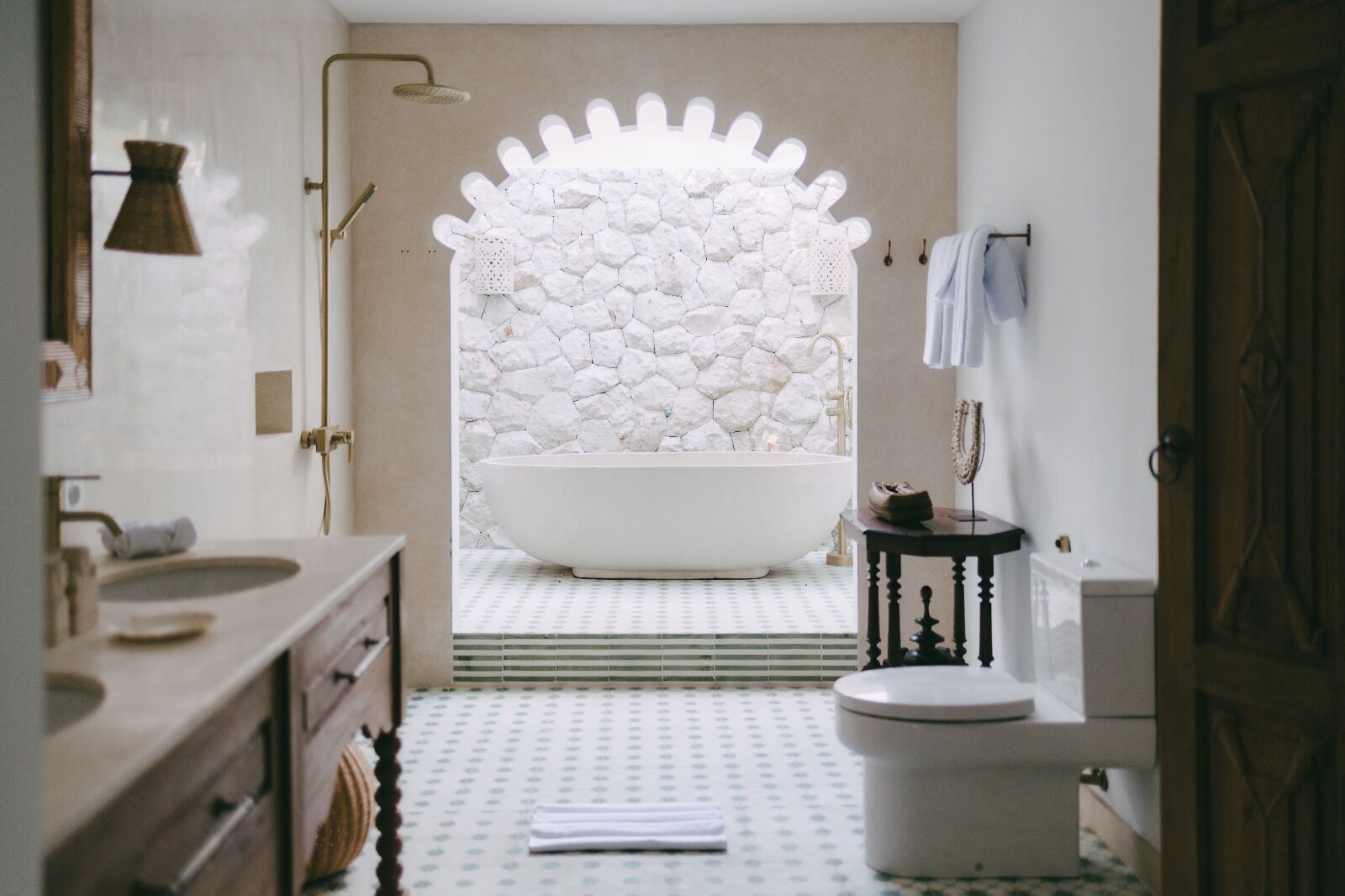 Luxury Villa, 1 Bedroom, Private Pool | Bathroom | Hair dryer, slippers, towels, soap