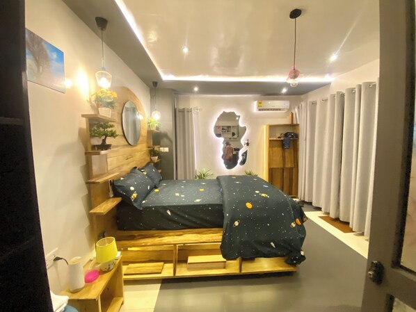 1 chambre, fer et planche Ă repasser, accĂšs au Wi-Fi (inclus)