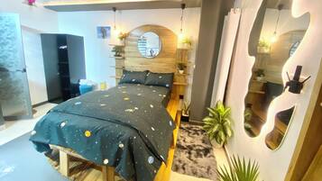1 chambre, fer et planche à repasser, Wi-Fi gratuit