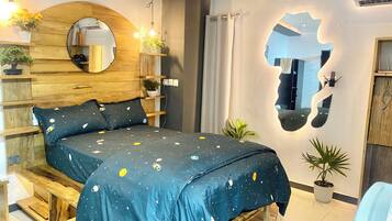 1 chambre, fer et planche Ă repasser, Wi-Fi gratuit