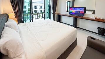 Standaard tweepersoonskamer, balkon | Gratis wifi