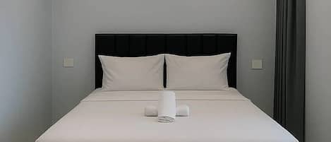 Chambre double, vue sur la ville