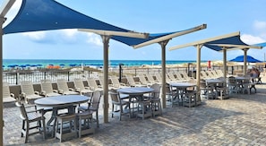 Outdoor dining - Beachfront 1BR @ Phoenix X • Sleeps 4 • Gulf Views & Next to Flora-Bama (Orange Beach)
