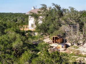Exterior - Tranquilo - Dripping Springs Farmhouse w. Heated Saltwater Pool, Sauna & Hot Tub (Dripping Springs)