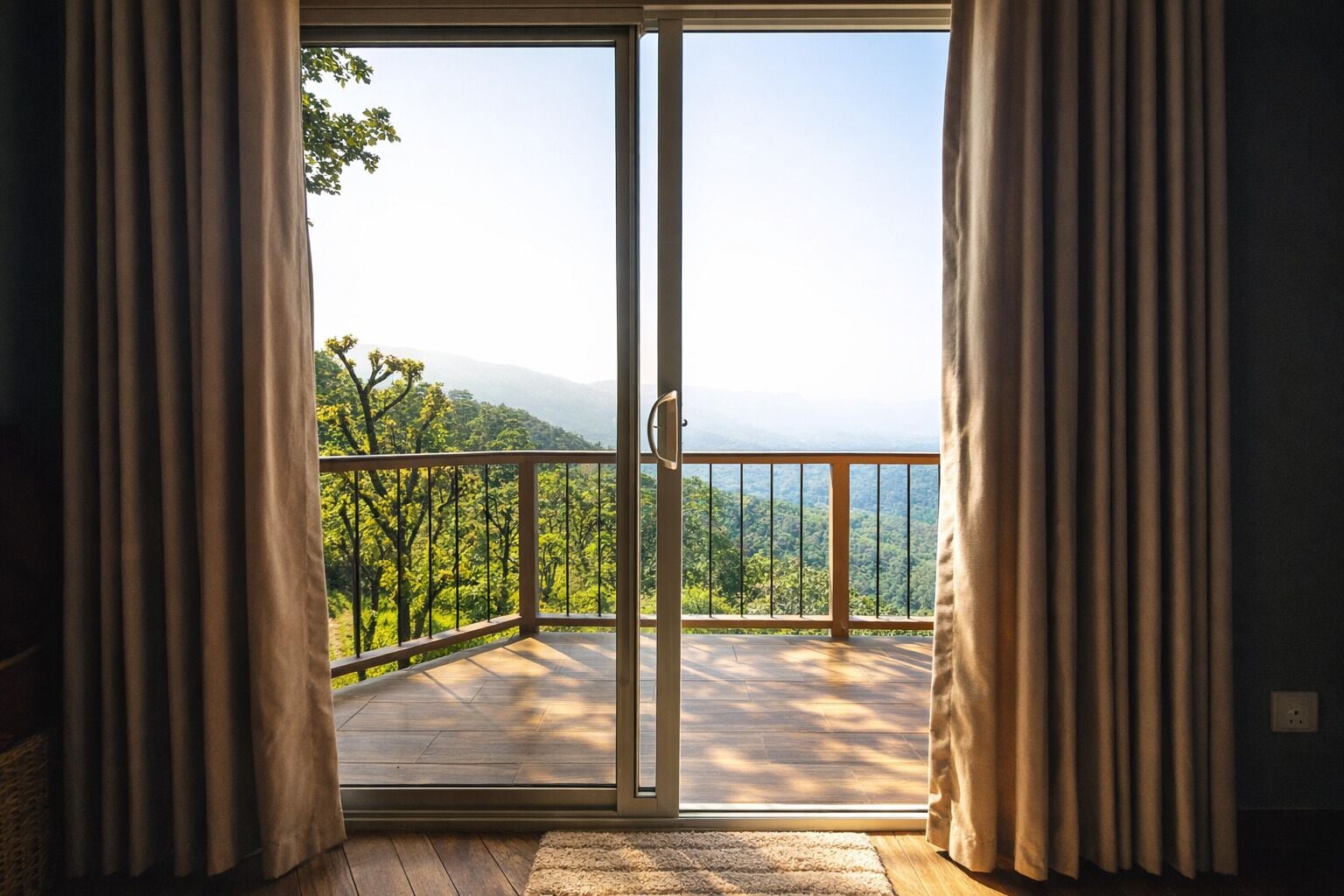 蜜月別墅, 陽台, 山景 | 住宿內部