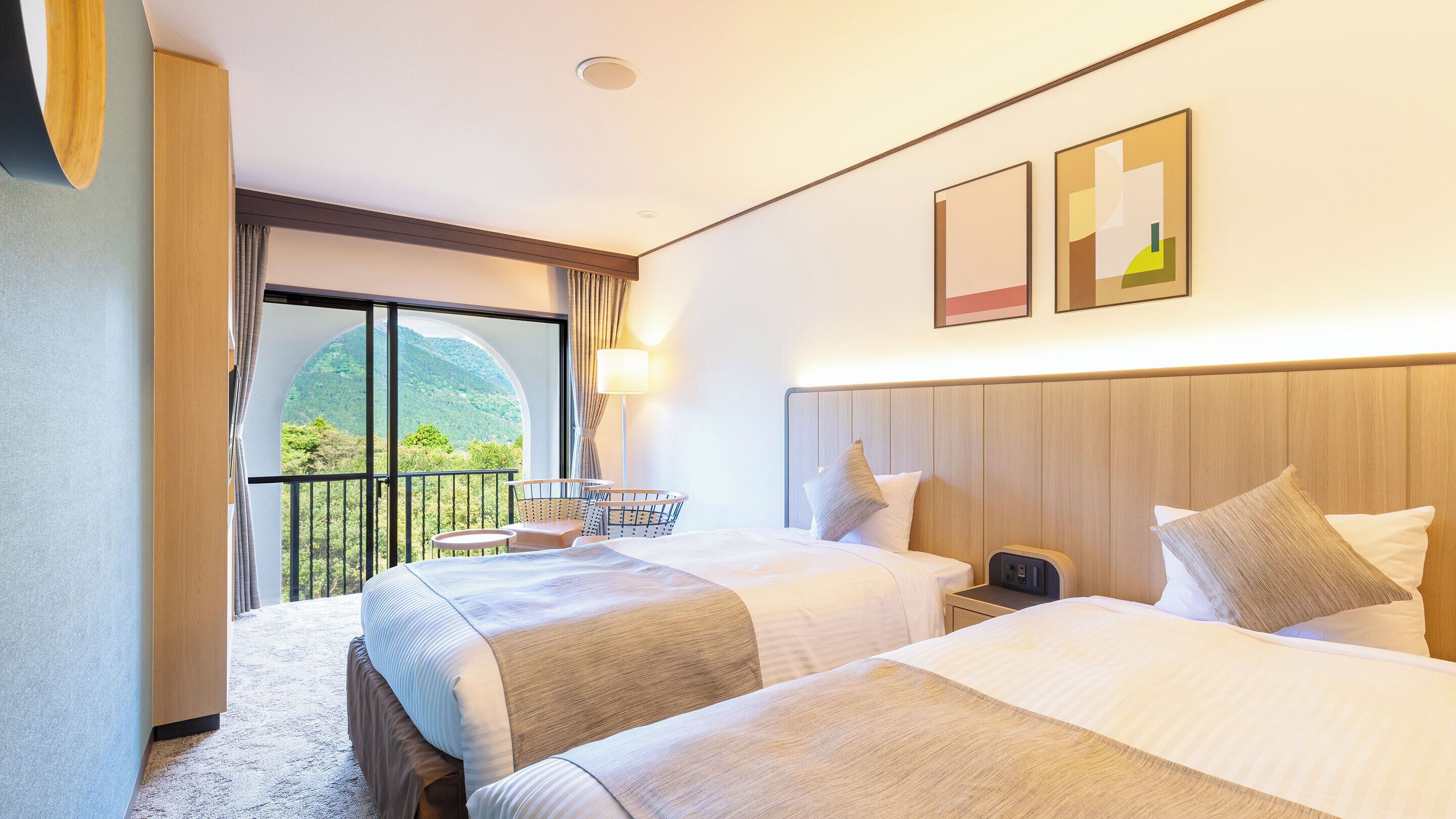 Standard Twin Room, Non Smoking (for 3 people(Slide Bed), Shared Bathroom) | In-room safe, free WiFi, bed sheets