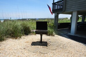 Terrace/patio - Direct oceanfront luxury on the 1st floor—step from balcony to beach in seconds (North Myrtle Beach)