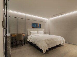 Caja de seguridad en la habitación y cortinas blackout 