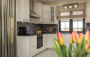 Fridge, stovetop, dishwasher, coffee/tea maker - Beautiful home in Koden with sauna (Koden)