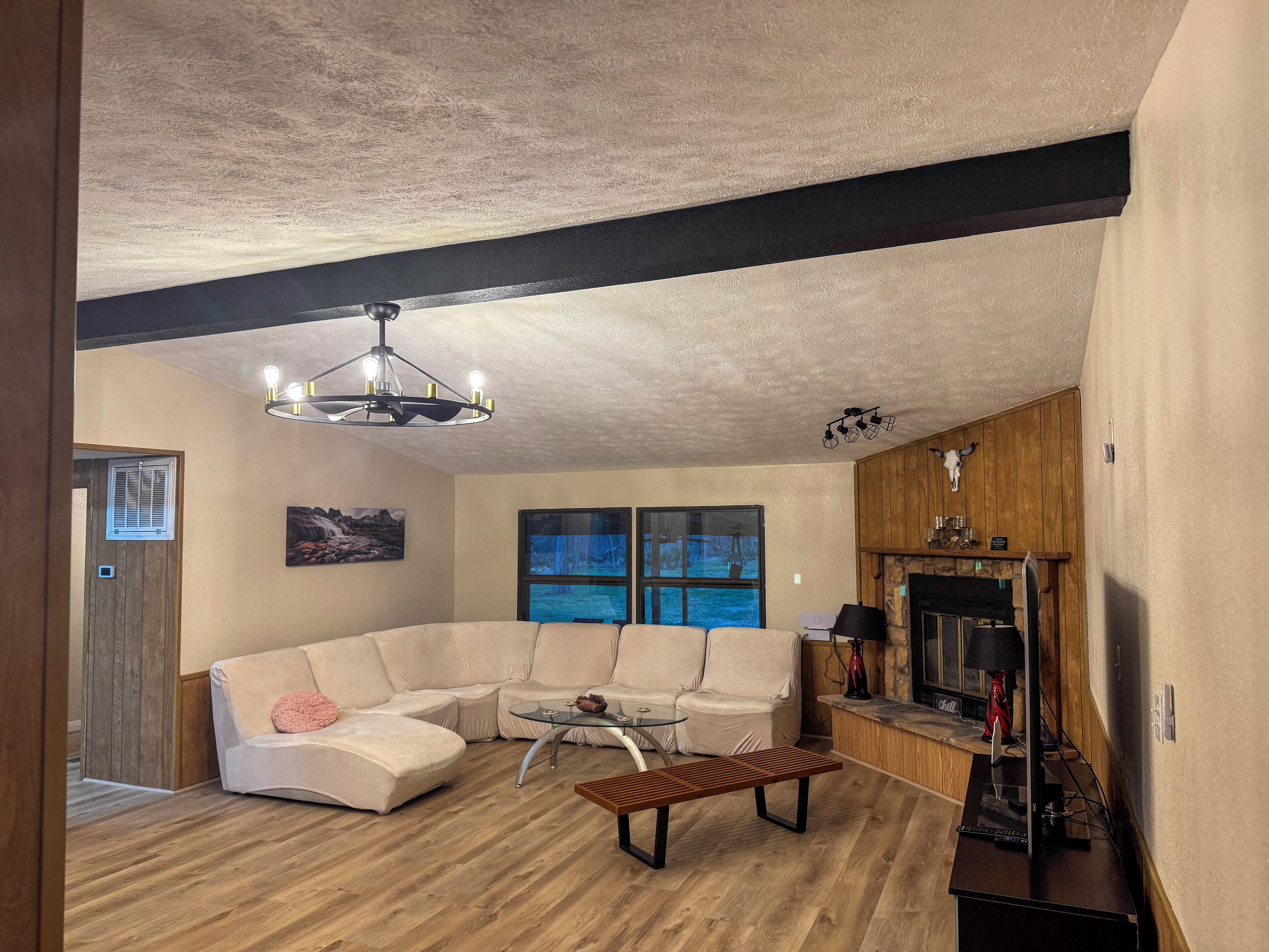 スマートテレビ、暖炉