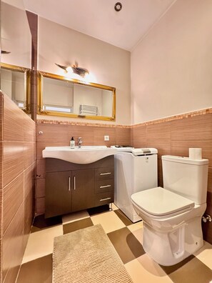 Hair dryer, towels, soap, toilet paper - Old Town T8 SELF Check In (Vilnius)
