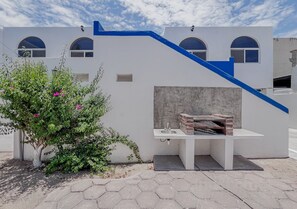 Terrace/patio - Punta Arena Housing 2BR home downtown LPZ blocks from beach (La Paz)