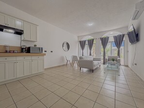 Living area - Punta Arena Housing 2BR home downtown LPZ blocks from beach (La Paz)