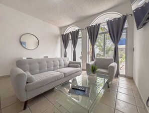 Living area - Punta Arena Housing 2BR home downtown LPZ blocks from beach (La Paz)