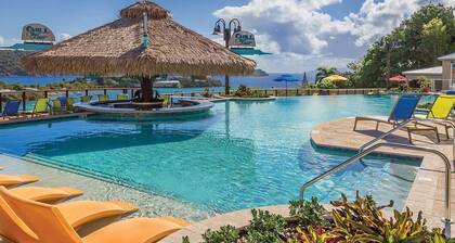 Tropical Resort on Water Bay in St Thomas USVI Luxury 3Bd/3BA Presidential Suite