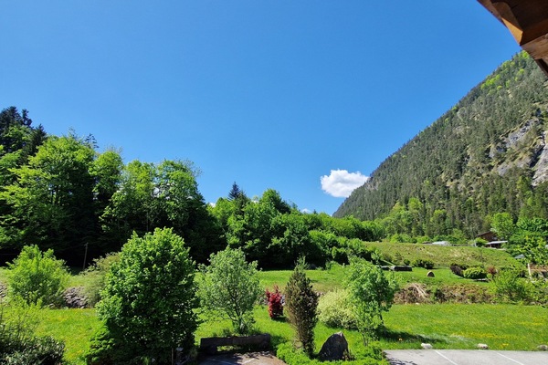 Ferienwohnung 30qm für 1-2 Personen-Blick vom Balkon