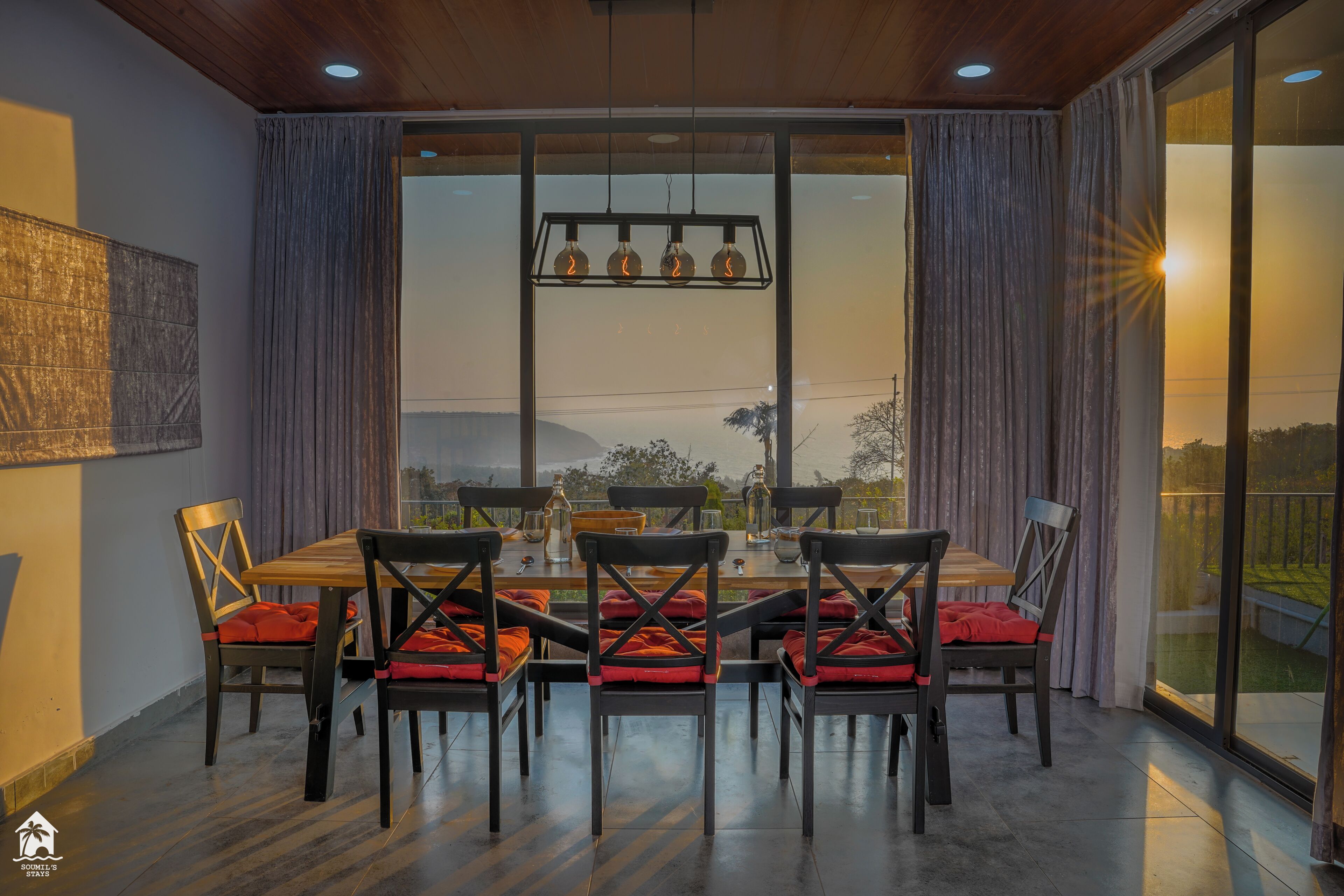 Spiseområde på rommet