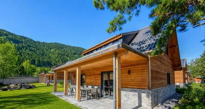 Modernes Chalet bei Alpensee und Skigebieten