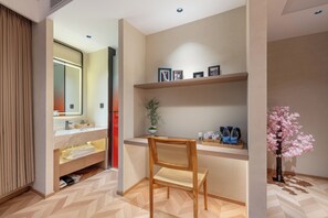 Luxe suite, uitzicht op stad | Interieur