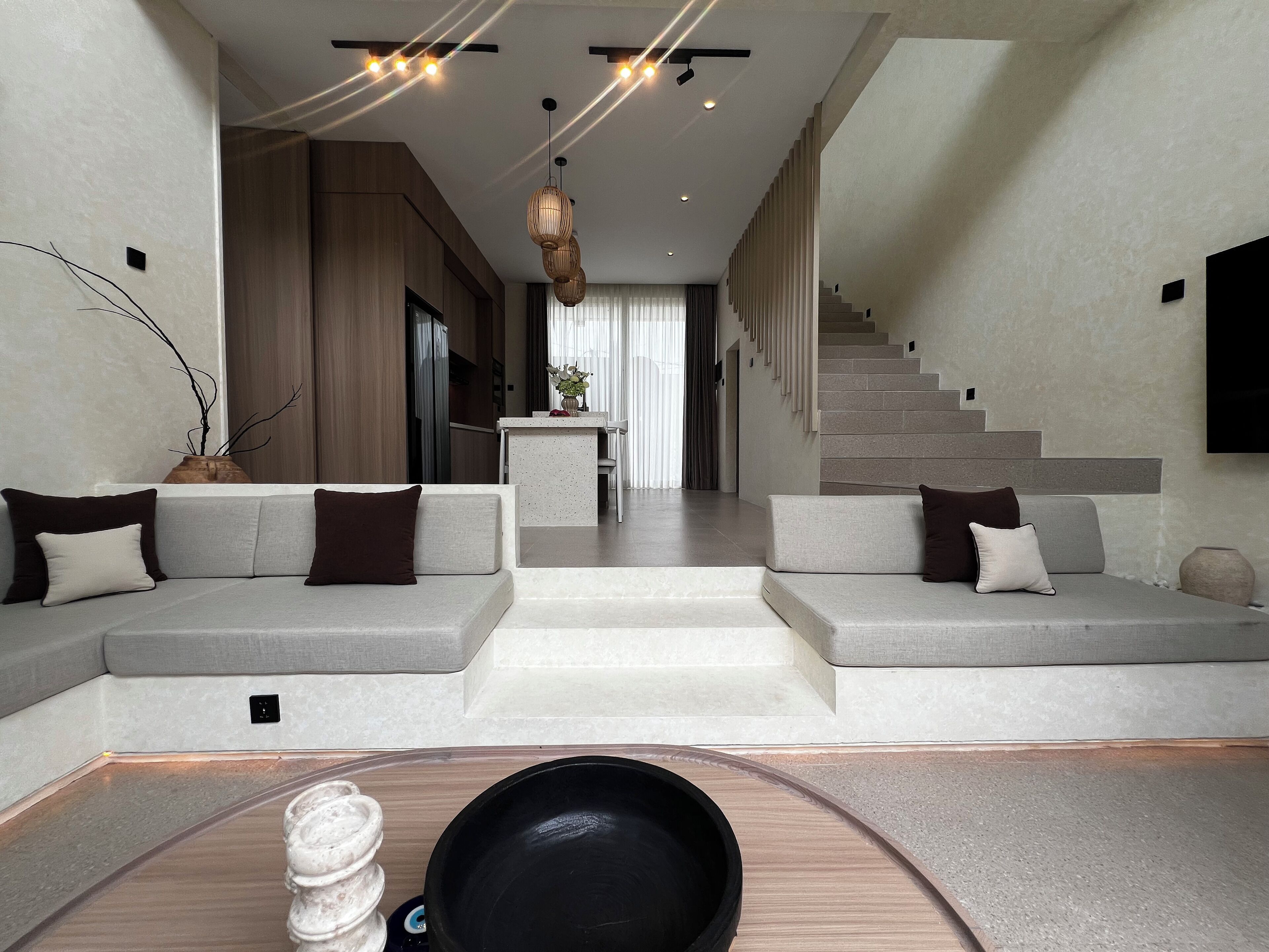 豪華別墅, 2 間臥室, 露台, 泳池景 | 客廳 | 32 吋智能電視連數碼電視頻道