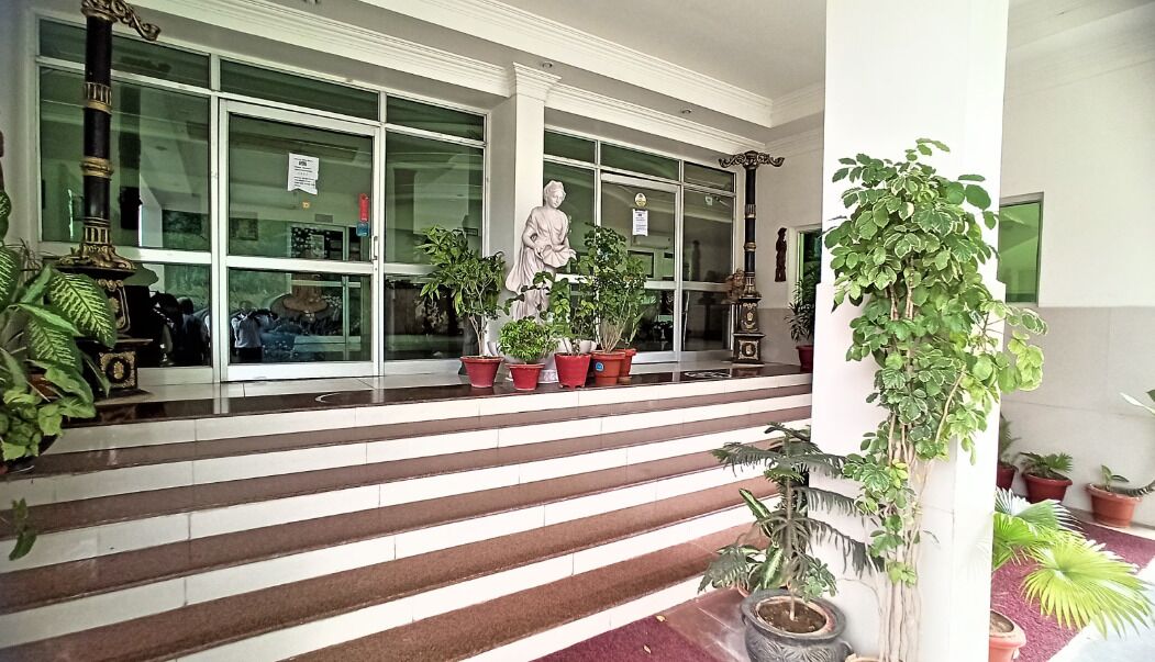 Interior entrance