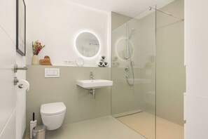 Shower, hair dryer, towels - Vacation apartment Gams 47 sqm for 5 persons (Samerberg)