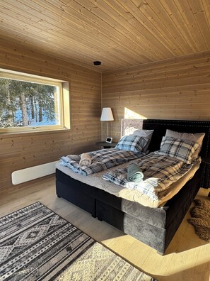 4 bedrooms, desk, iron/ironing board, free WiFi - Exclusive holiday home with jacuzzi and pool table (Innlandet)