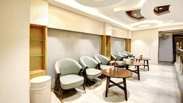 Quarto casal luxo, 1 quarto, para não fumantes, vista para a cidade | Spa