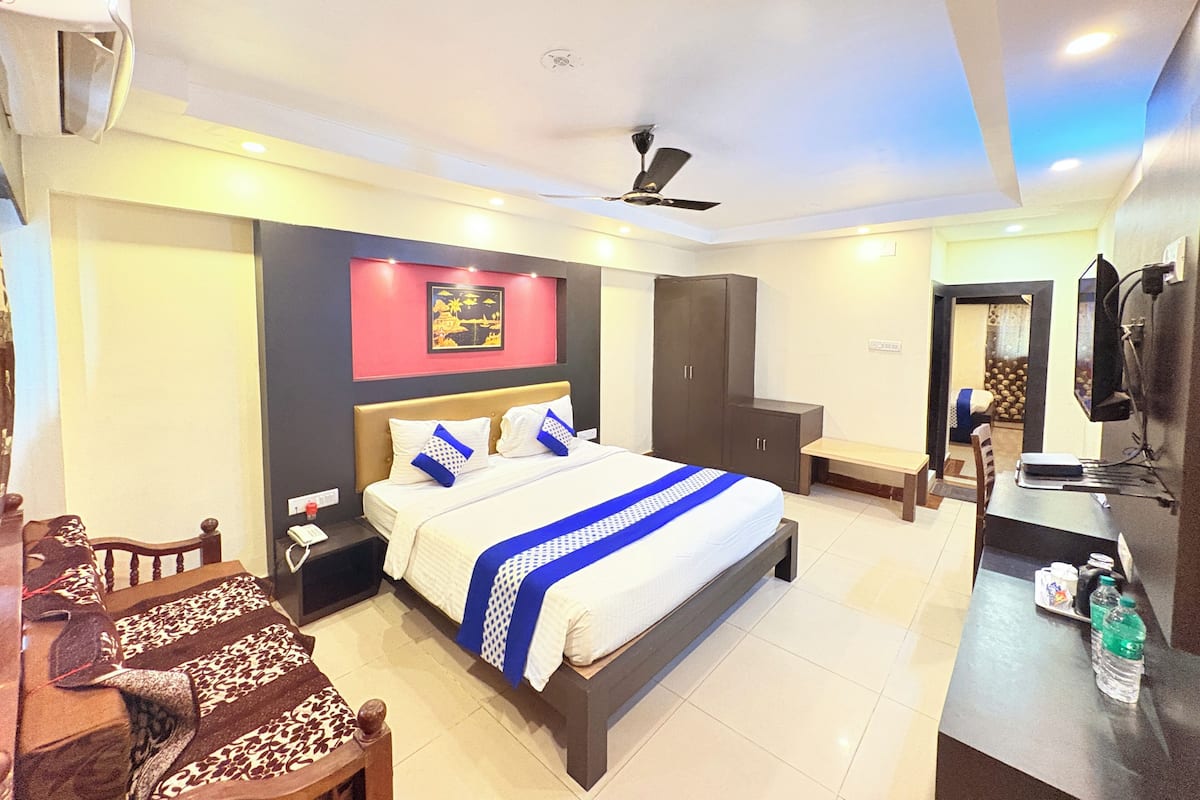 Family Quadruple Room, Garden View | Desk, soundproofing, free WiFi