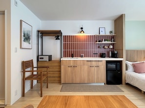 Apartamento, 1 quarto, para não fumantes, vista para a montanha | Parte interna