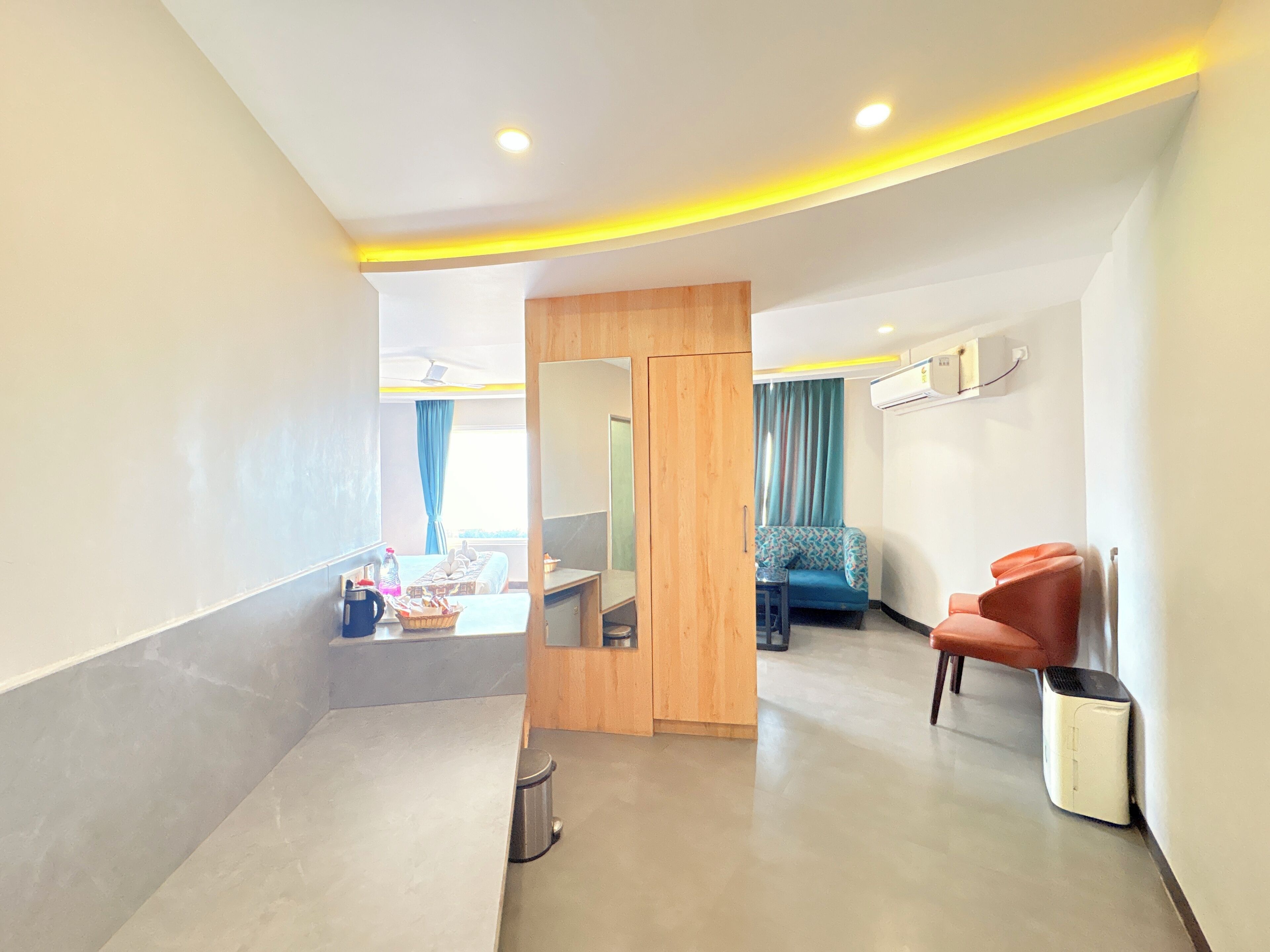 Kamar Double Eksekutif, pemandangan laut | Meja kerja, kedap suara, setrika/meja setrika, dan Wi-Fi gratis